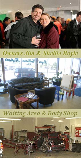 Jim and Shellie at Regal Collision Auto-body repair
